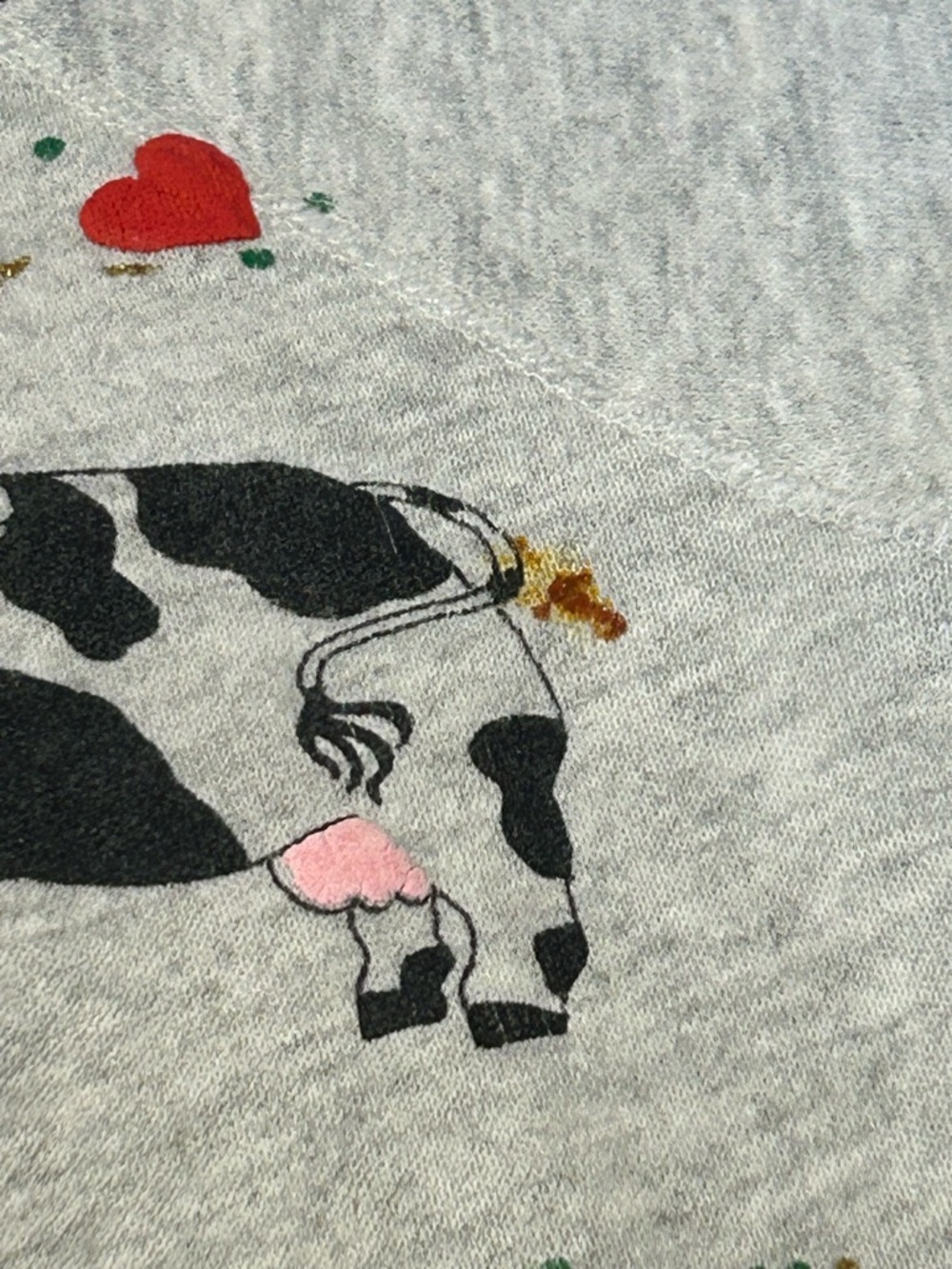 Vintage 1992 Farm Animal Sweatshirt Cottagecore Cows Pigs USA OS - Picture 13 of 14